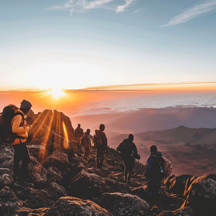 Sunrise at Uhuru Peak